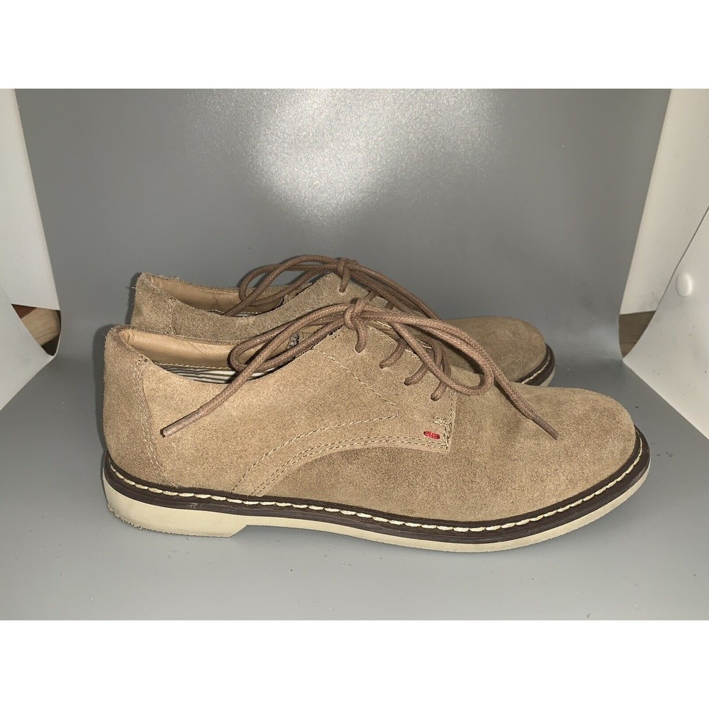 Nordstrom 1901 Suede Leather Women's Loafers Taupe Sz 4m